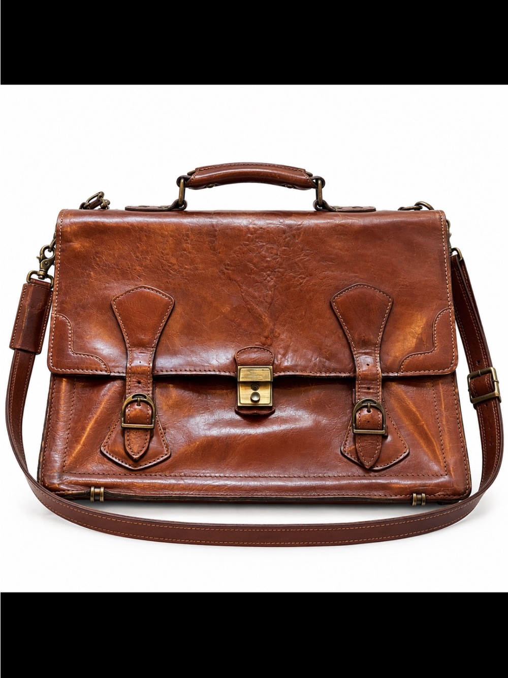 Vintage 80’s! RENWICK crossbody briefcase bag!